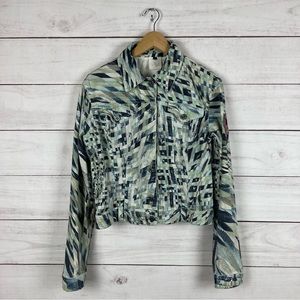 RARE Just Cavalli Italy Denim Jacket Womens Medium